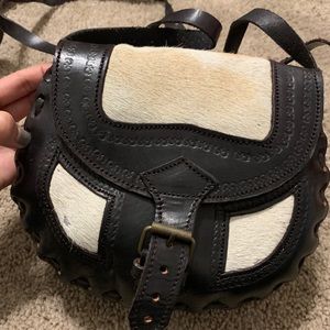 Peruvian Real Cowhide Leather bag